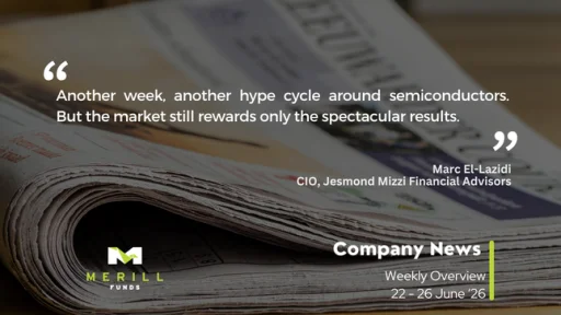 Company News Weekly 29.06.2026 Malta, Company News Malta, Merill Funds Malta