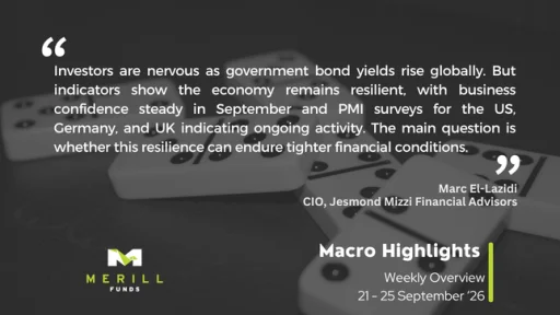 Macro Highlights Weekly 28.09.2026 Malta, Macro Highlights Malta, Merill Funds Malta